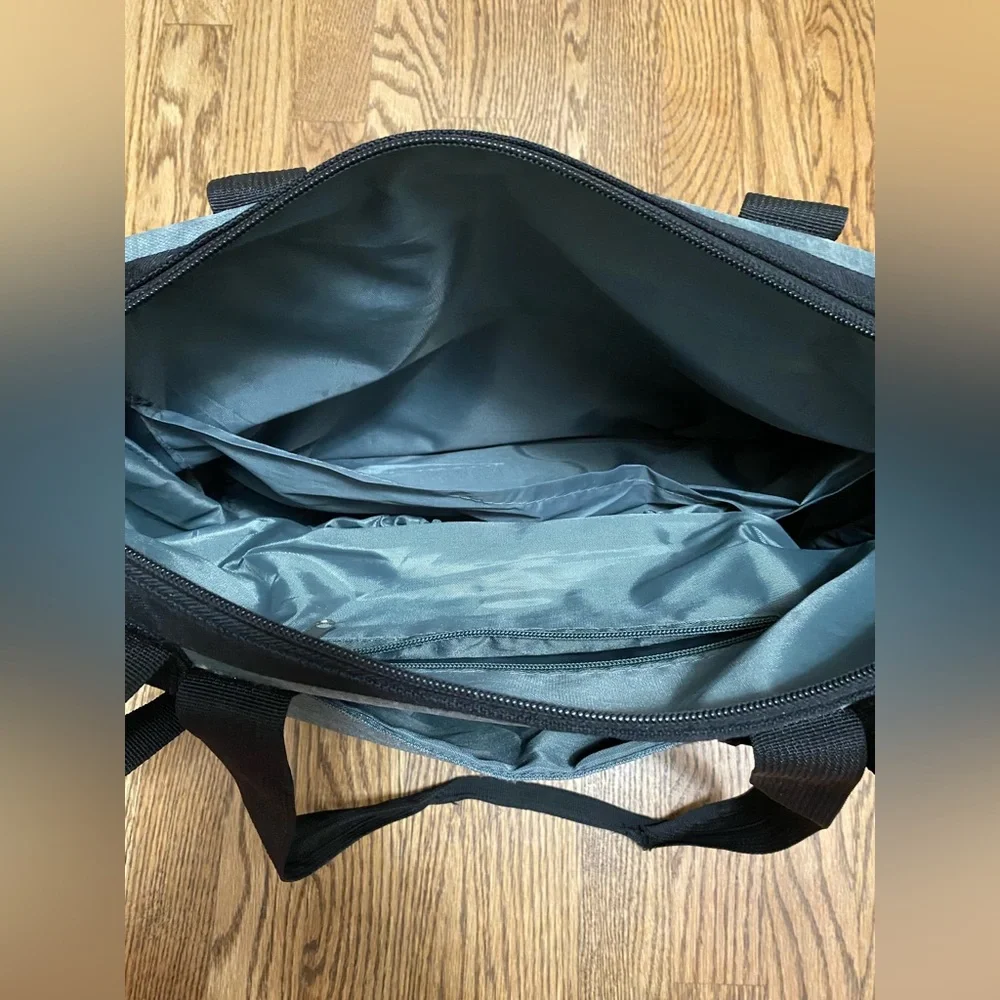 Eddie Bauer First‎ Adventure Diaper Travel Bag Gray Pockets